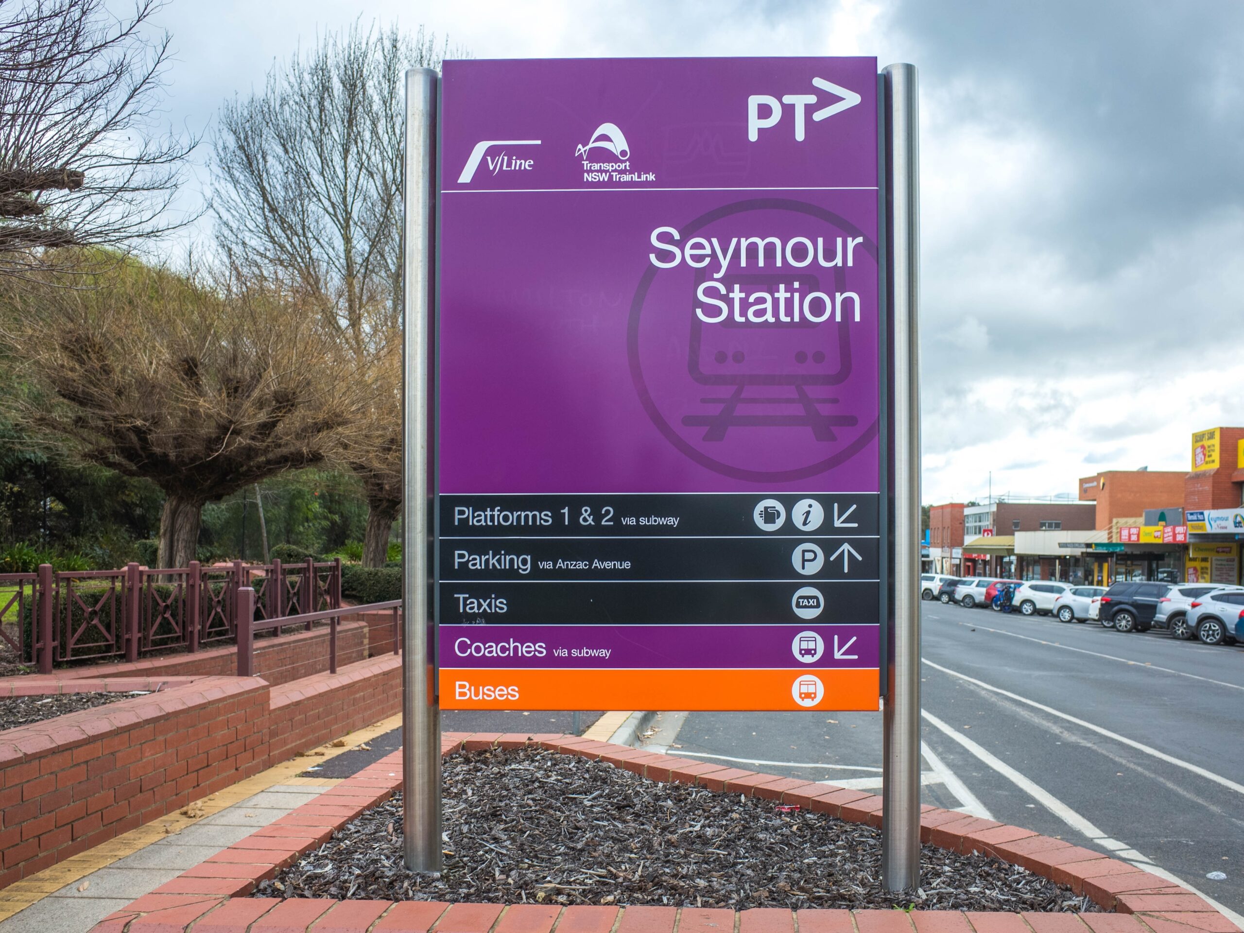 Railway Sign of Seymour, Victoria