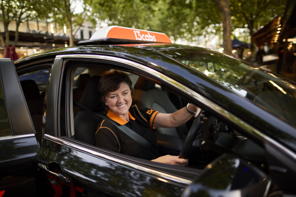 lady driving